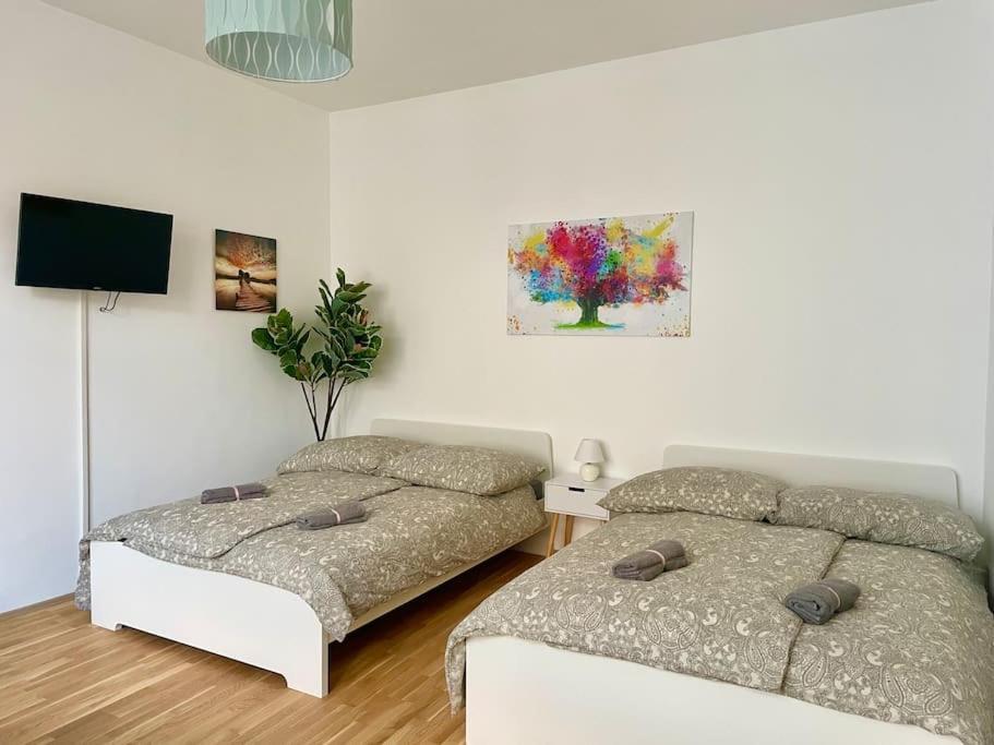 15 Min To Center - Free Parking - Sunny & Quiet Appartement Wenen Buitenkant foto